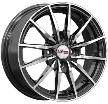 WorldWheels iFree Финчер блэк джек 5.5x14/4x114.3 D67.1 ET44 4 диска графит, серый, черный