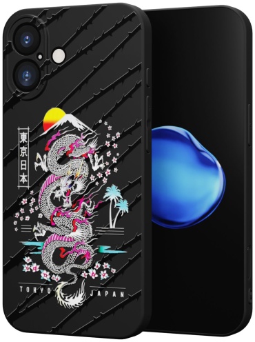 Чехол Mcover для Apple iPhone 16 рисунок