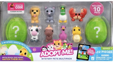 Jazwares Набор фигурок Adopt Me с эксклюзивным кодом для игры 5 см 10 шт