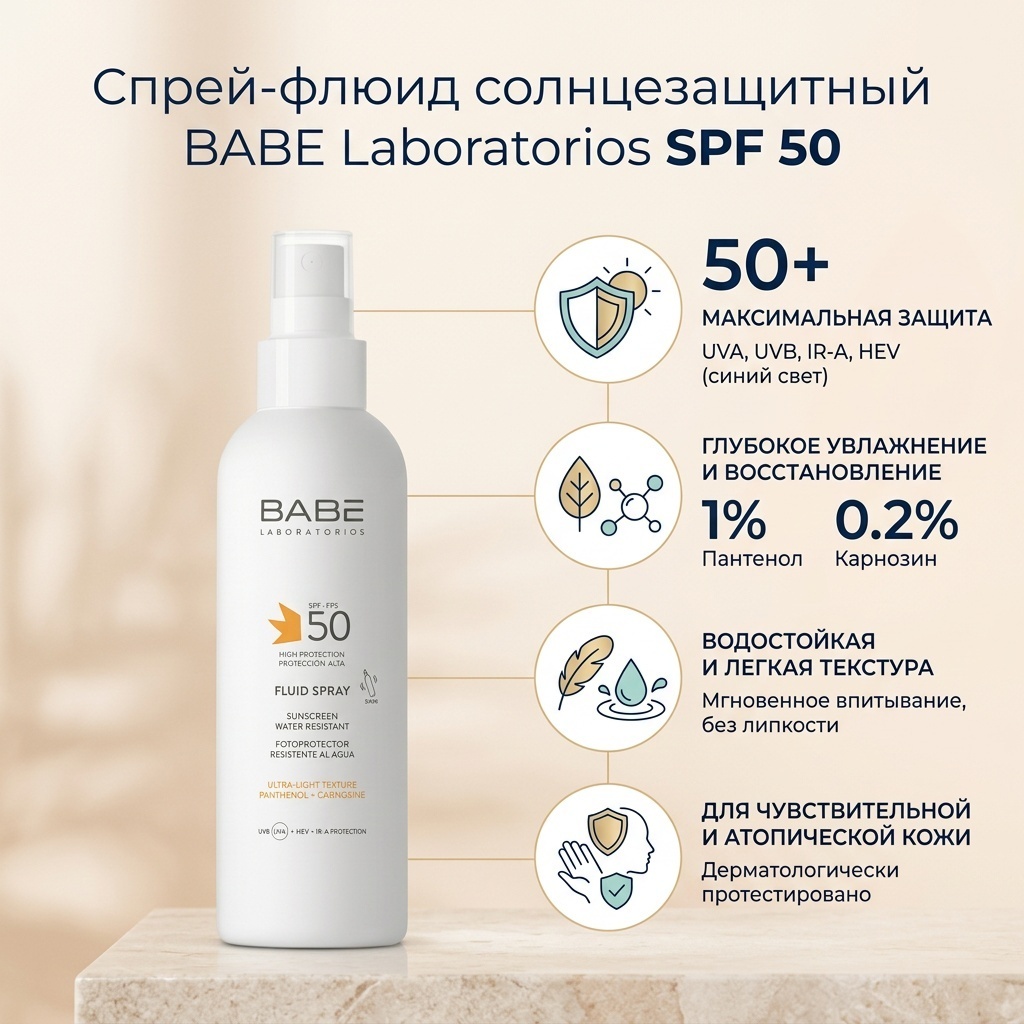 BABE Laboratorios babe спрей для тела 150 мл