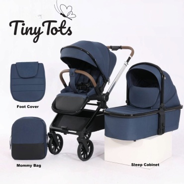 Коляска универсальная 2 в 1 Tiny Tots ADSD900, синий