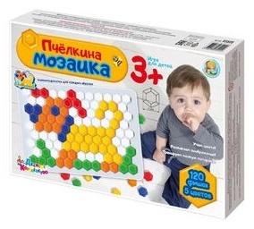 Мозаика Десятое Королевство Пчелкина мозайка соты 120 шт