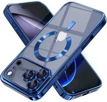 Чехол для Apple iPhone 17 Pro Max синий