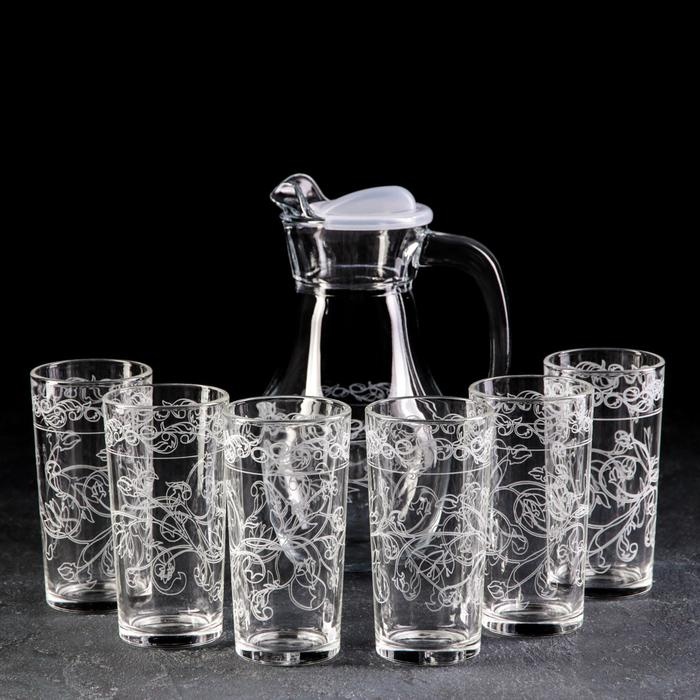 GiDGLASS набор для сервировки Флора, стекло