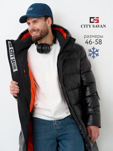 Пуховик CITY SAVANI черный