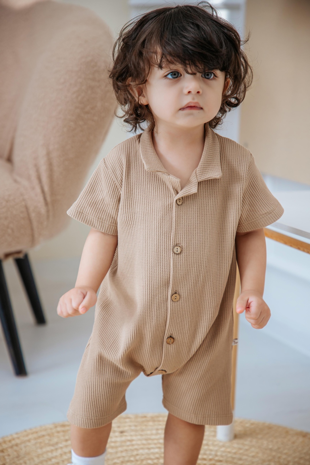 Песочник Twins Textile коричневый