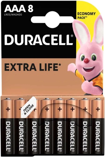 Батарейка AAA Duracell 8 шт