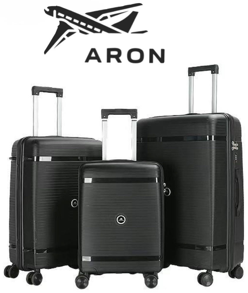 Чемодан ARON-003 полипропилен 220 л черный