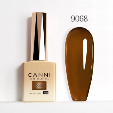 CANNI гель-лак новая серия 9068 глянцевое 9 мл