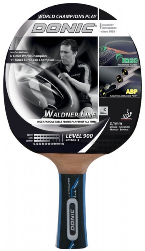 Donic Schildkrot  ракетка для настольного тенниса Waldner 900/754893/one size, black