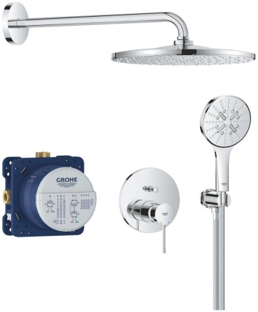 Grohe душевой набор (гарнитур) 25287000 *Набор для комплектации душа GROHE Essence 310, хром, нержавеющая сталь