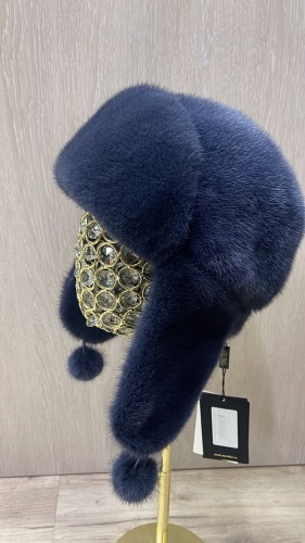 Ушанка SemiFur размер 56, 57, 58, 59, антрацит