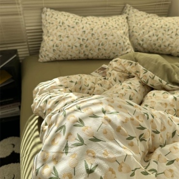 Комплект YENA Linen 2-спальный хлопок, 2 наволочки: 50x70 см