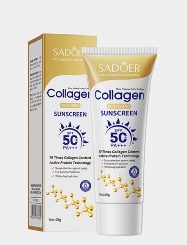 SADOER крем Sadoer Collagen whitening Sunscreen для лица 40 г