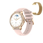 Смарт-часы YUNTEKO i58 44 мм золотистый-розовый