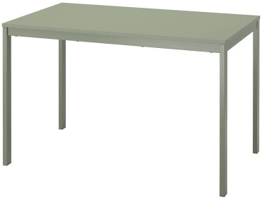 Раздвижной стол IKEA ВИХАЛС, 180х74x69 см, ДСП, зеленый