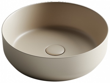 Раковина Ceramicanova CN6022MC накладная круглая 39х39 см, санфарфор