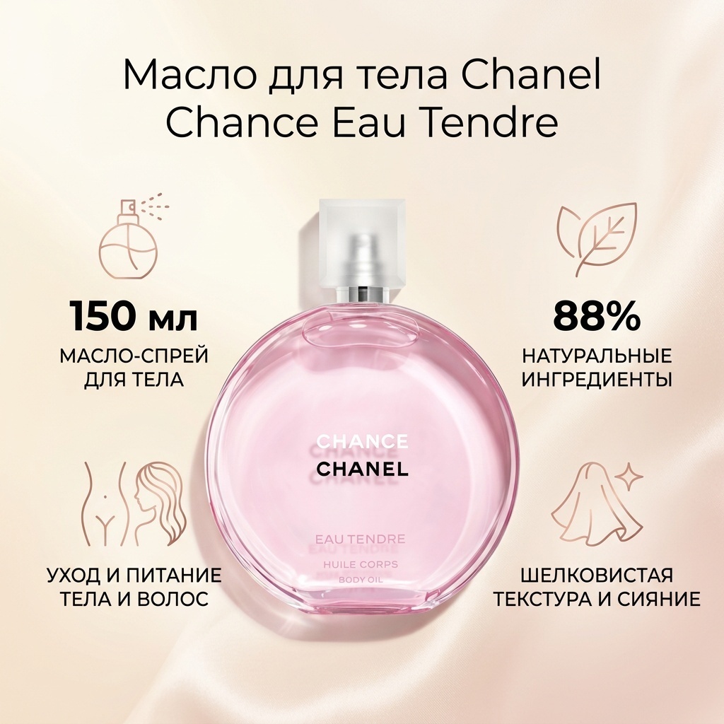 CHANEL Chance Eau Tendre масло для тела 150 мл