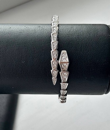 Accessories 100210 длина 18 см, вес 18 г серебро, плетение отсутствует