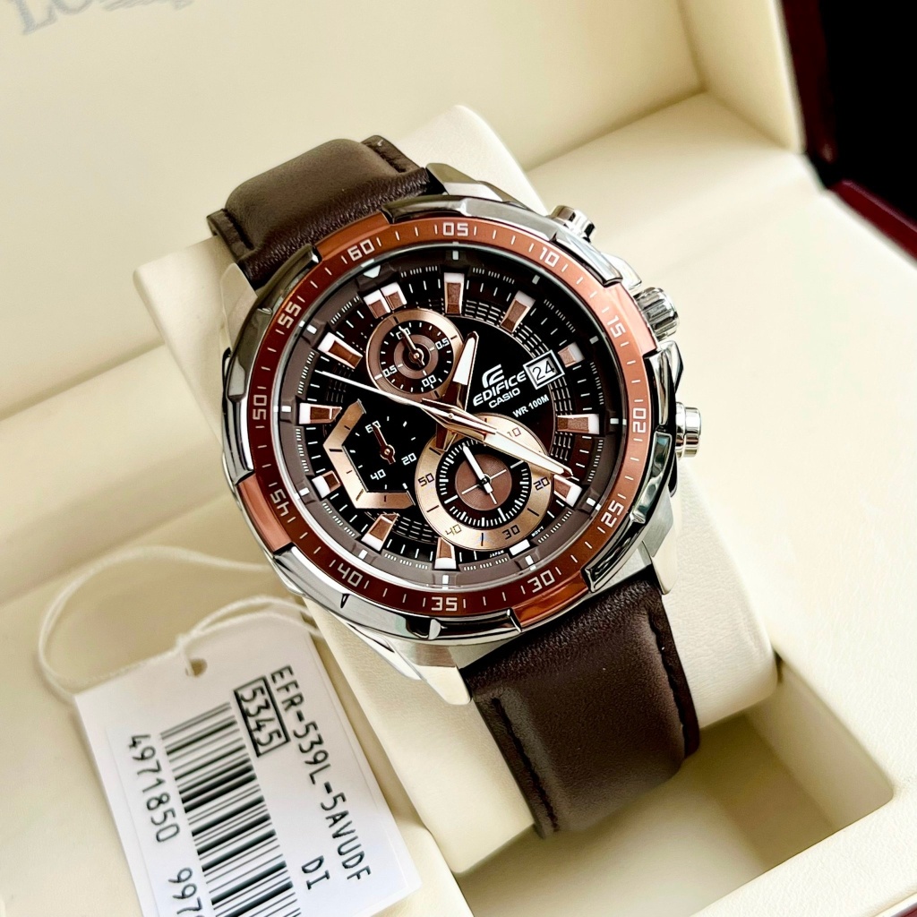 Кварцевые CASIO EFR-539L-5AVUDF нержавеющая сталь