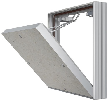Люк под плитку D2525ceramo 250x250 съемный алюминий EVECS