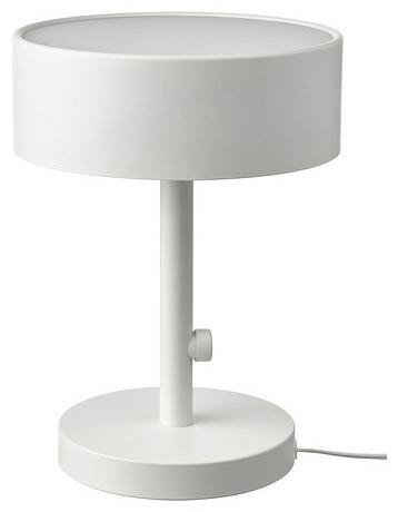 IKEA Настольная лампа NYMÅNE белая 220-240 В