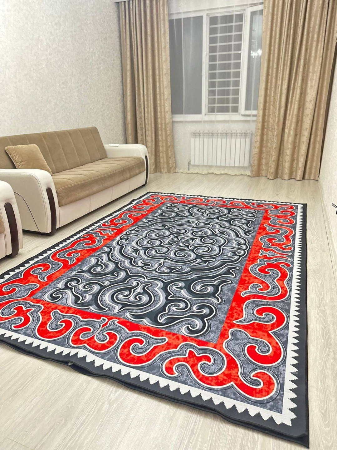Декоративный коврик 200x300 см, короткий ворс, Турция
