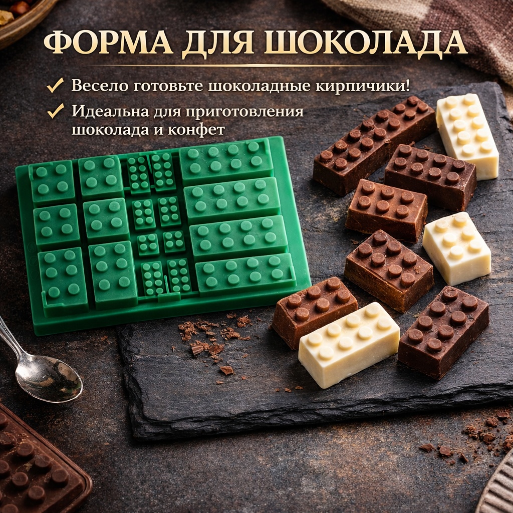 R.I.M. для десерта, для конфет, для мармелада, для шоколада, для мастики конструктор, силикон