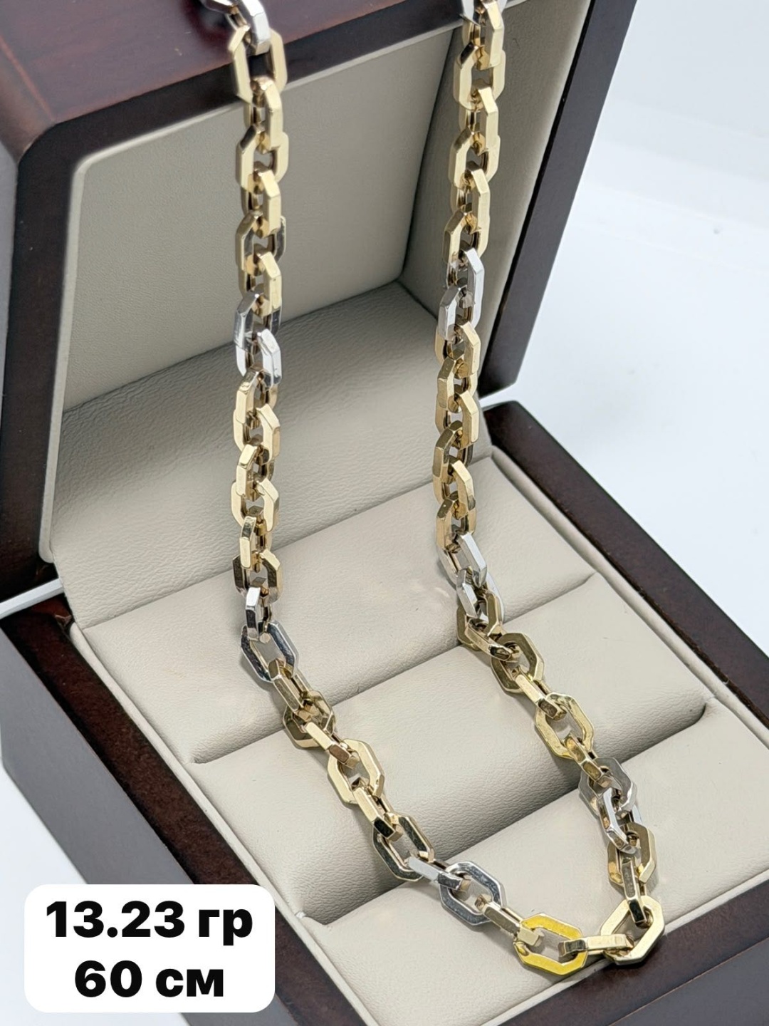 Italy Exclusive RJ gold _192 длина 60 см, вес 13.23 г золото, плетение якорное