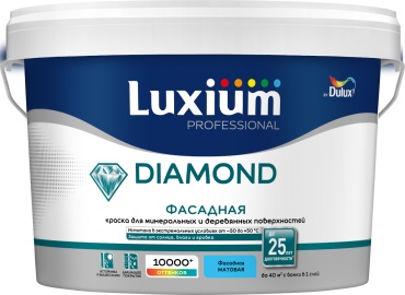 Luxium водно-дисперсионная Diamond BC 2.25 л, бесцветный/прозрачный цвет