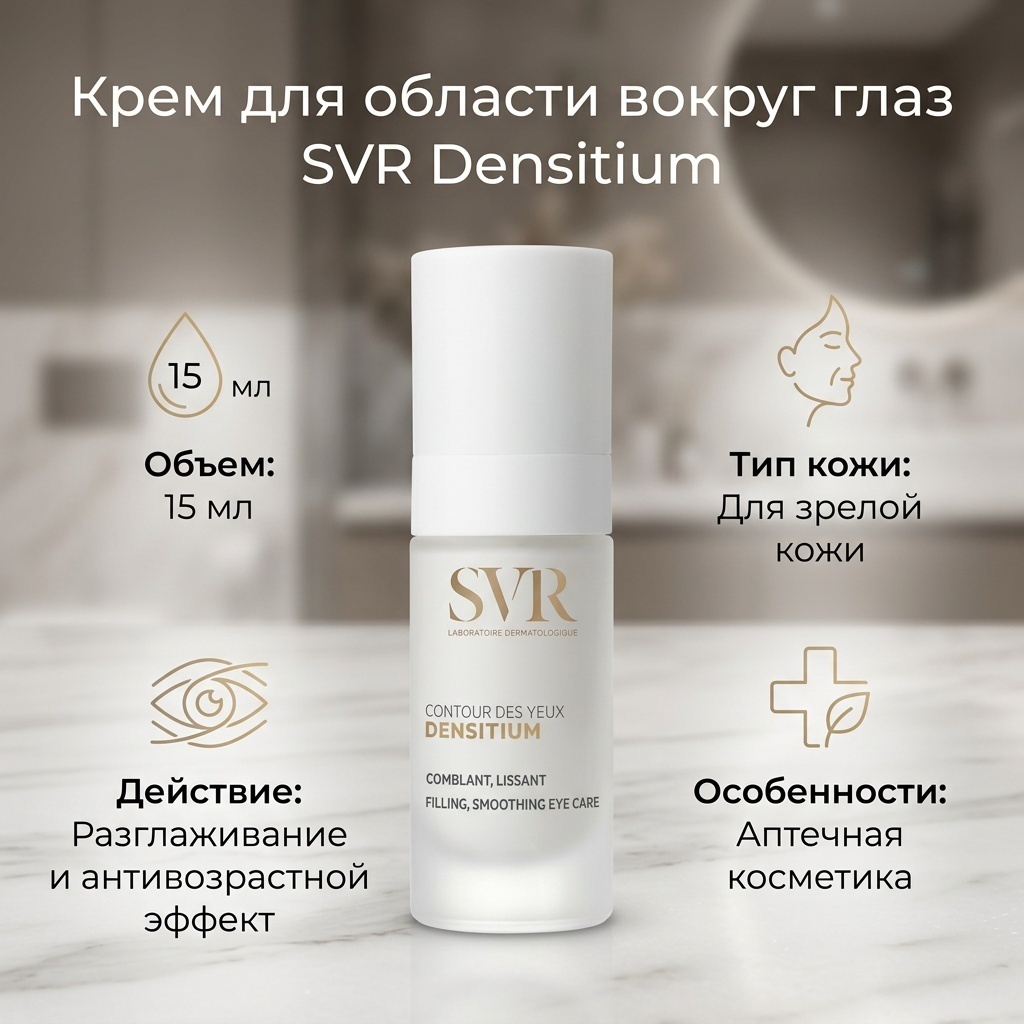 SVR крем Densitium для области вокруг глаз 15 мл