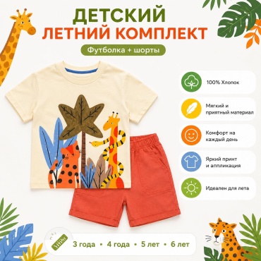 Комплект Malwee бежевый, оранжевый