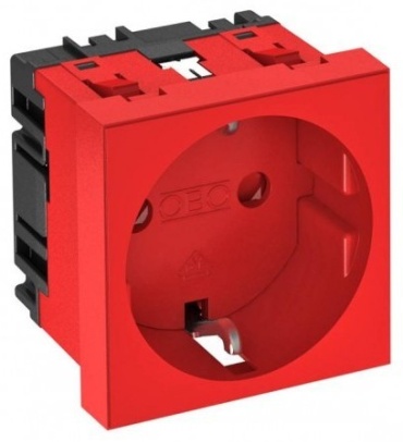 Розетка OBO Bettermann 6117007, красный