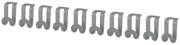 Соединитель вешалок IKEA 606.048.94 серый 10 шт