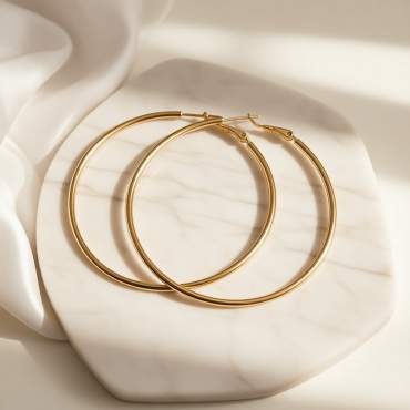Серьги Xuping Jewelry титан, без вставок