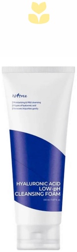 Isntree HYALURONIC ACID LOW-pH CLEANSING FOAM пенка 150 мл