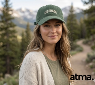 Кепка ATMA brand размер универсальный, изумрудный