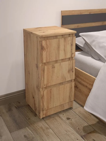 Тумба Петропавловская Мебельная Фабрика PFF Кристина-61, 35x73x36 см, светло-коричневый