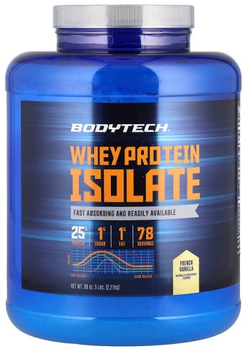 BodyTech Whey protein isolate ваниль 2270 г