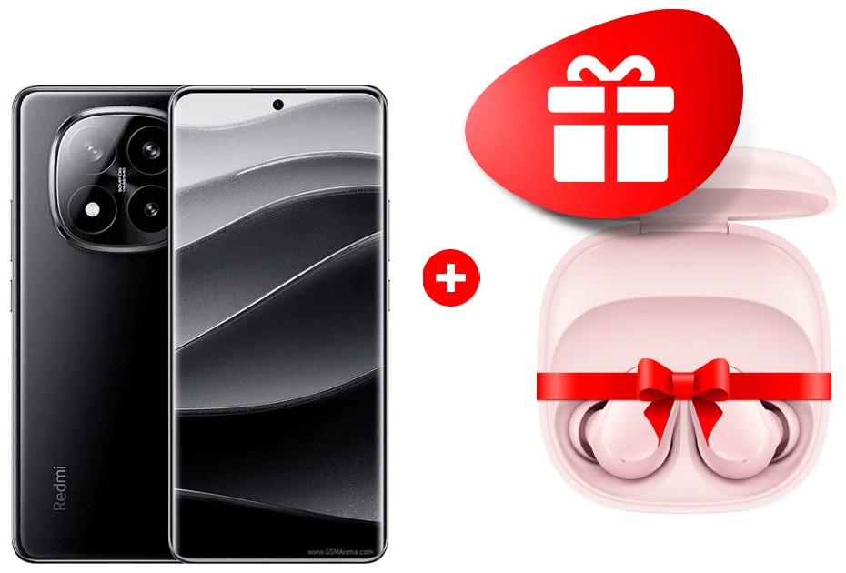 Смартфон Xiaomi Redmi Note 14 PRO+ 5G 8 ГБ/256 ГБ черный + подарок