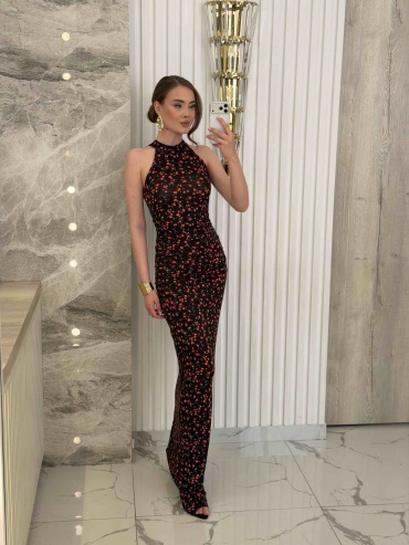 Сарафан Anro Fashion коричневый