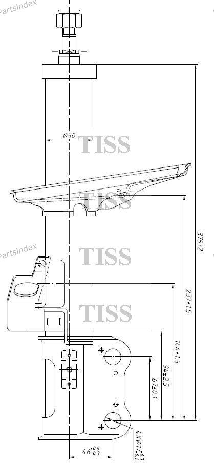 Амортизатор JD Амортизатор Подвески JAS0054