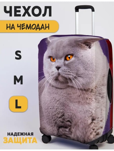 Чехол маленький (до 40 л) серый