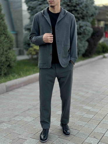 Повседневный костюм ABAY FASHION серый