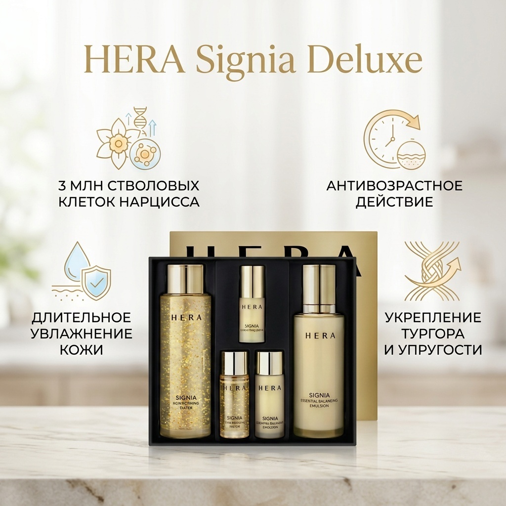 HERA Signia Deluxe набор по уходу за лицом для женщин