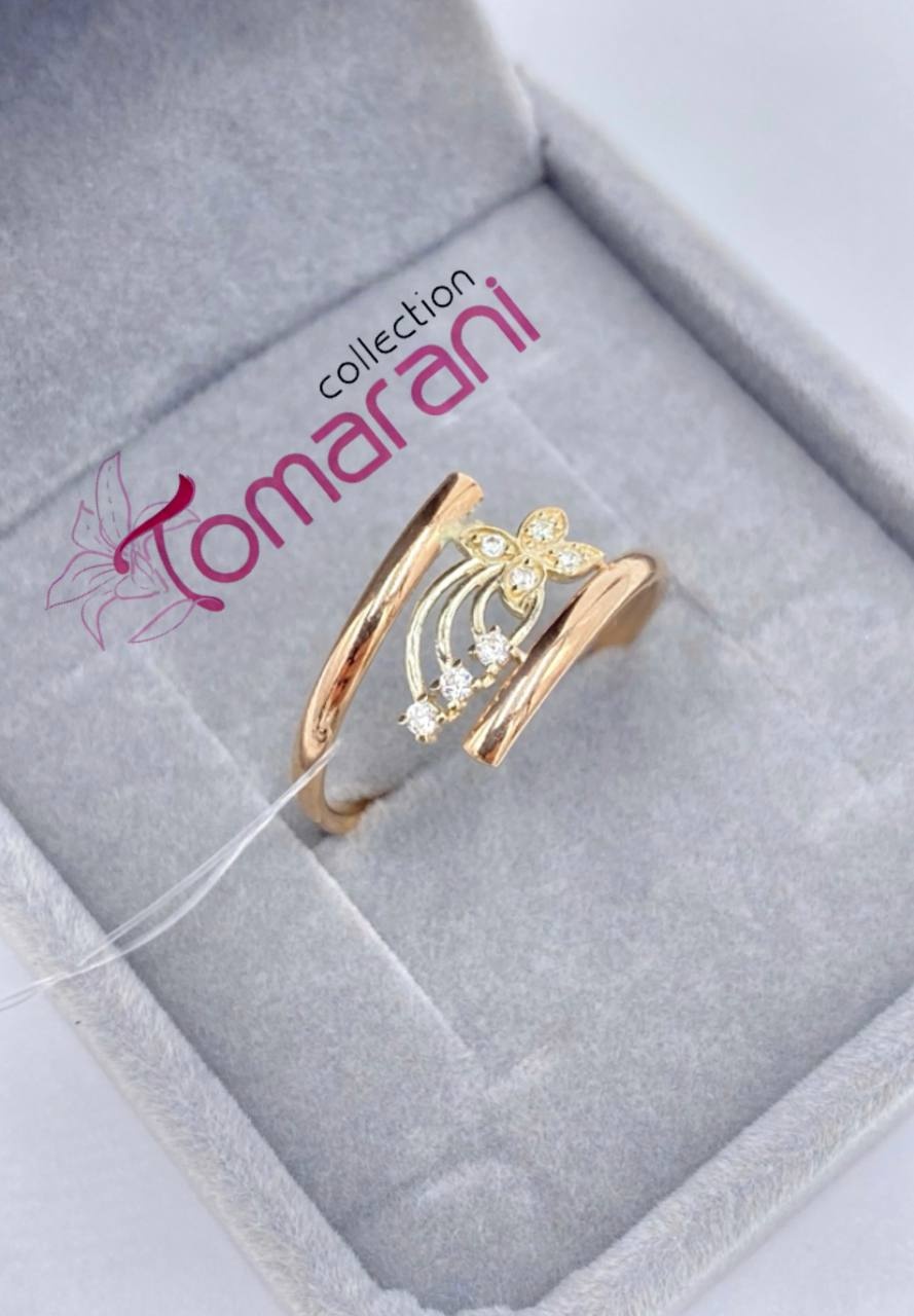 Tomarani collection BNB_TC_Butterfly_08 размер 19 вес 1.05 г золото, фианит