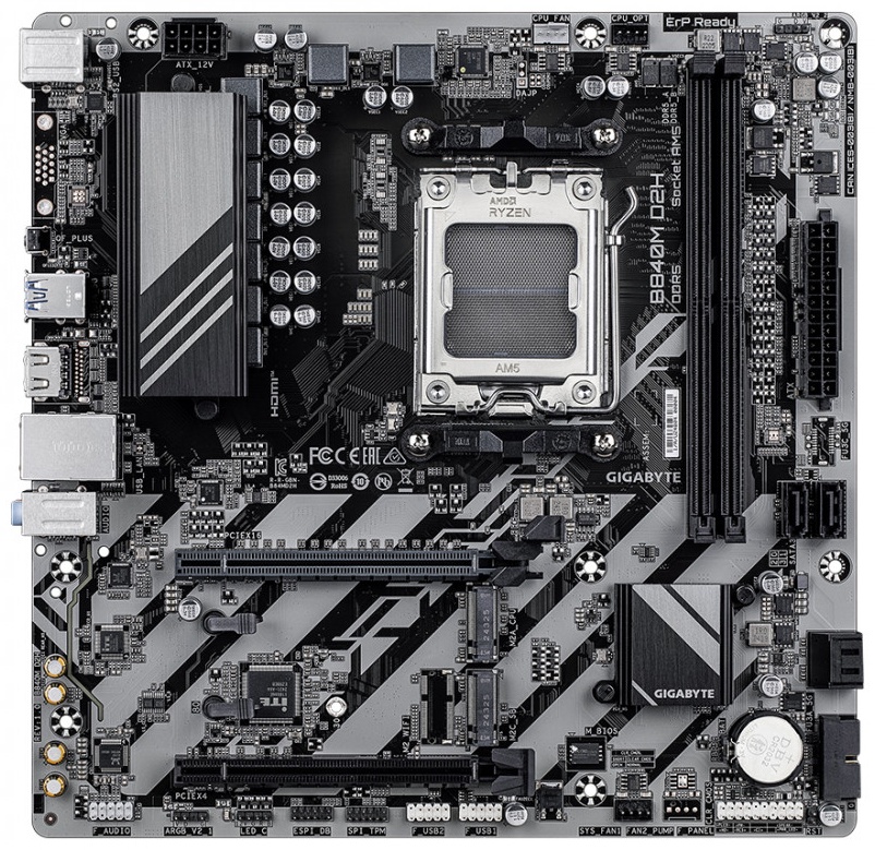 Материнская плата GIGABYTE B840M D2H 1.1