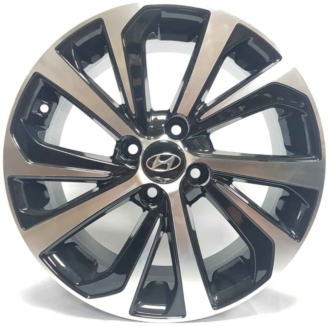 BJ009 5.5x16/4x100 D54.1 ET45 4 диска черный, хром