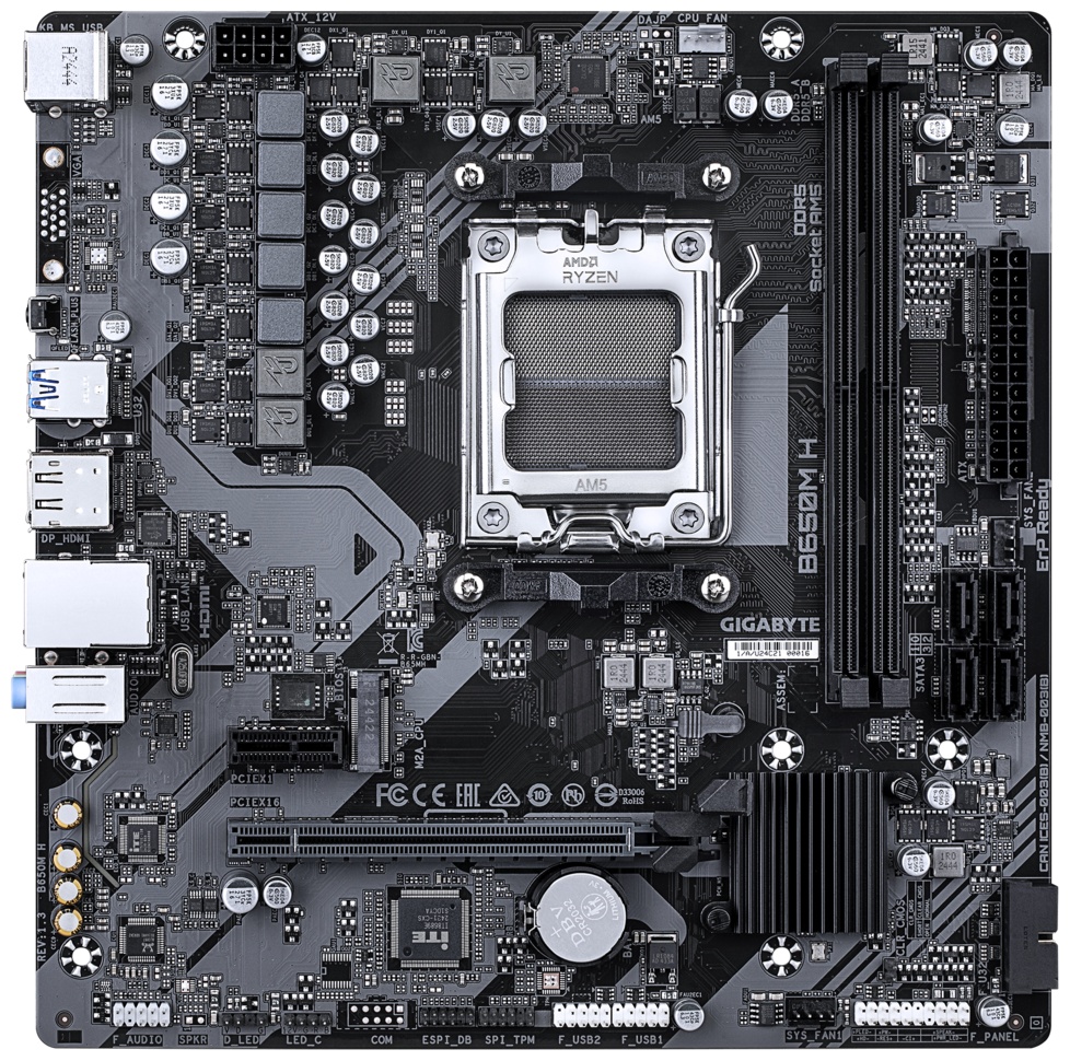Материнская плата GIGABYTE B650M H