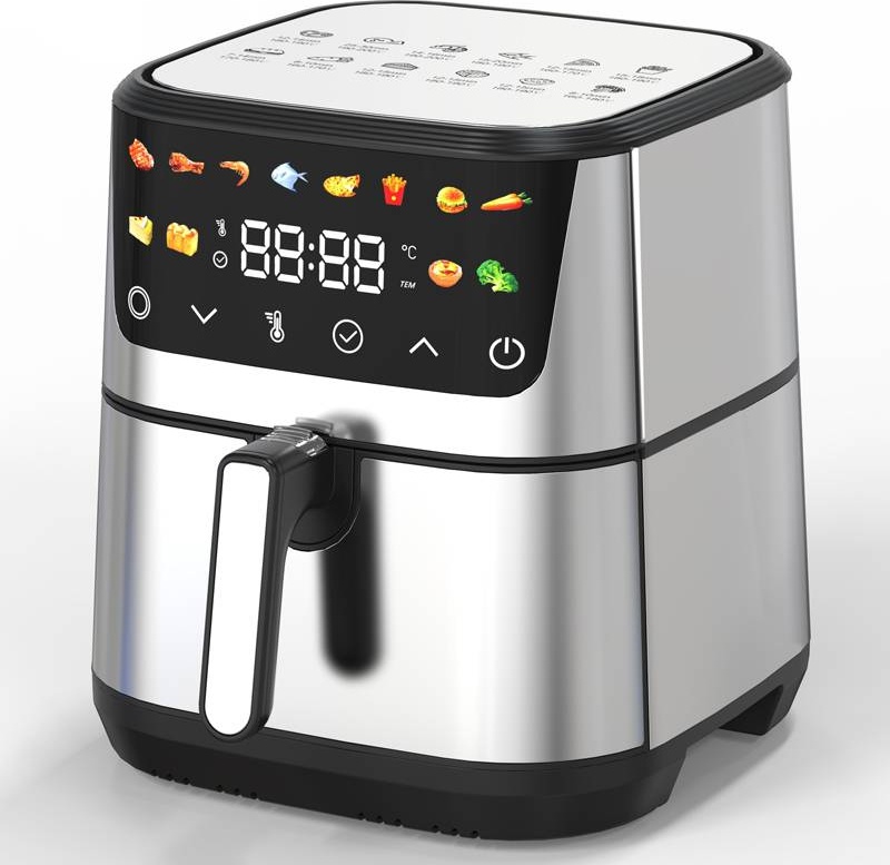 Аэрогриль BIKO 8306 8.2 л черный, серебристый